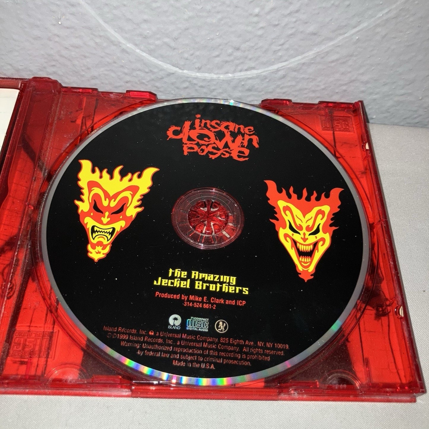 Cd Used Insane Clown Posse ICP Amazing Jeckel Brothers Rare Juggalo Jake Cover