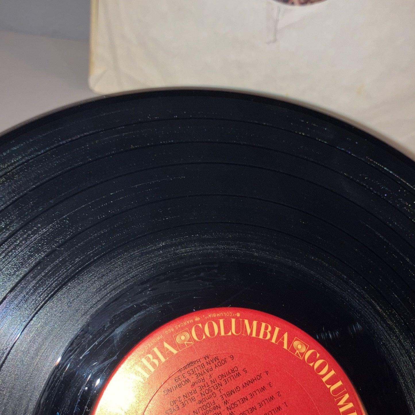 Vinyl Record Willie Nelson Red Headed Stranger / Honeysuckle Rose Soundtrack Lot