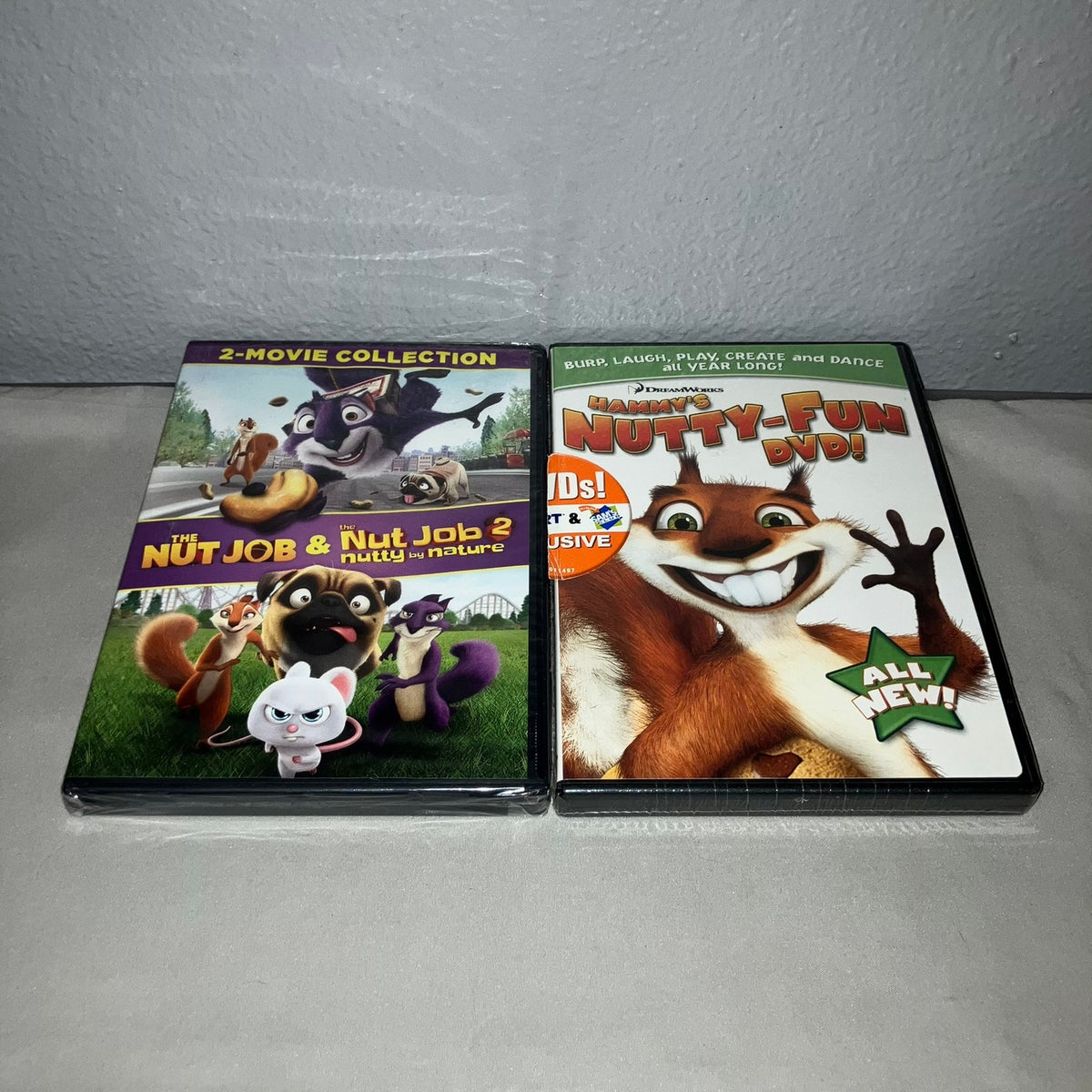Dvd Sealed New Hammy's Nutty Fun Dvd! DreamWorks Seasonal Cartoon Collection
