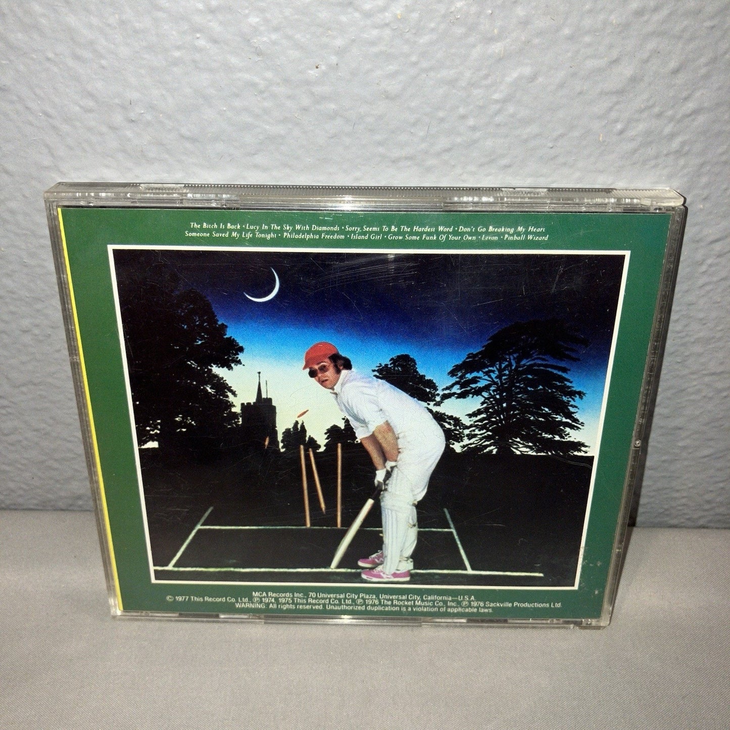 Cd Used Elton John Greatest Hits Volume II 2 No Barcode Scratched Disc But Works