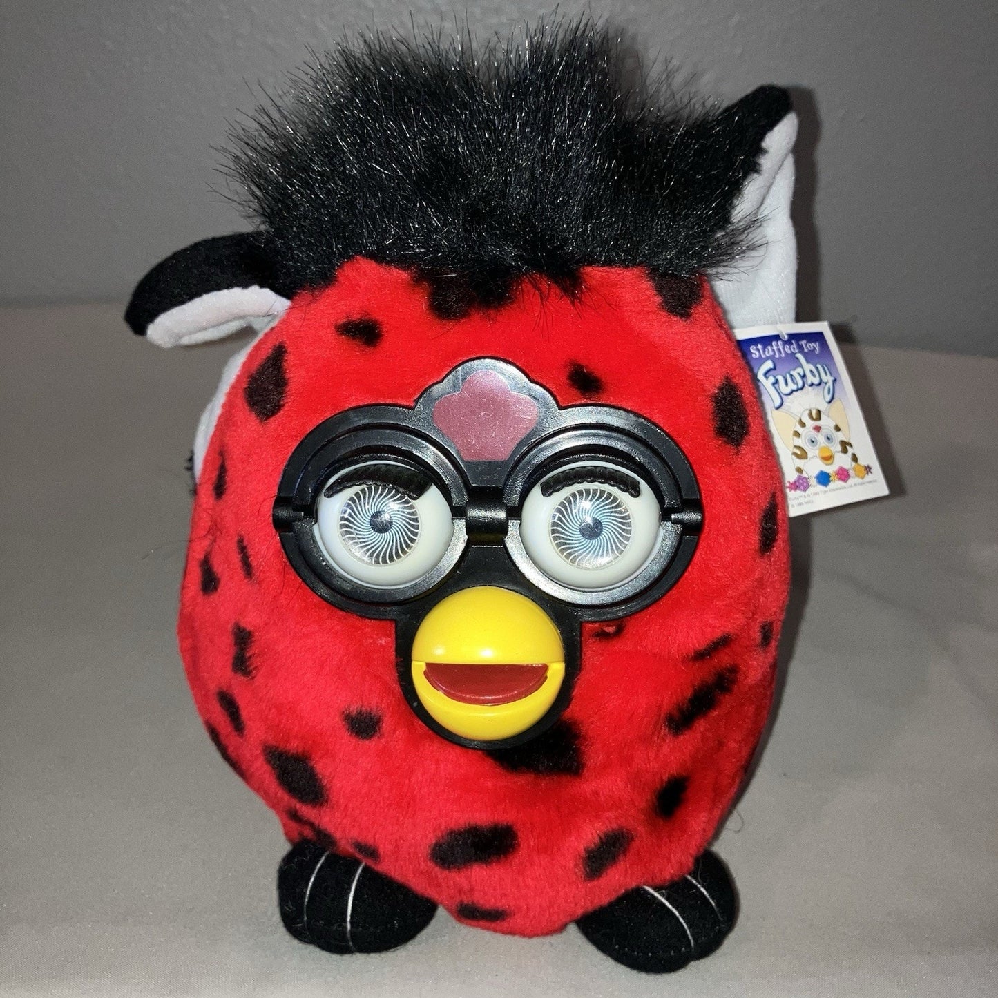 Red Lady Bug Furby 10” Plush Vintage 1999 With Tags *Light Scratches No Hanger*