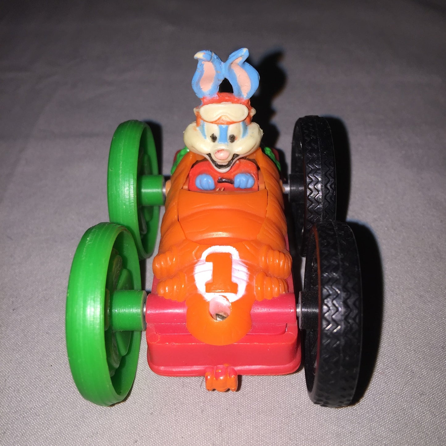 Tiny Toon Adventures Looney Tunes Bugs Babs Buster Bunny Racer McDonald's FF Toy