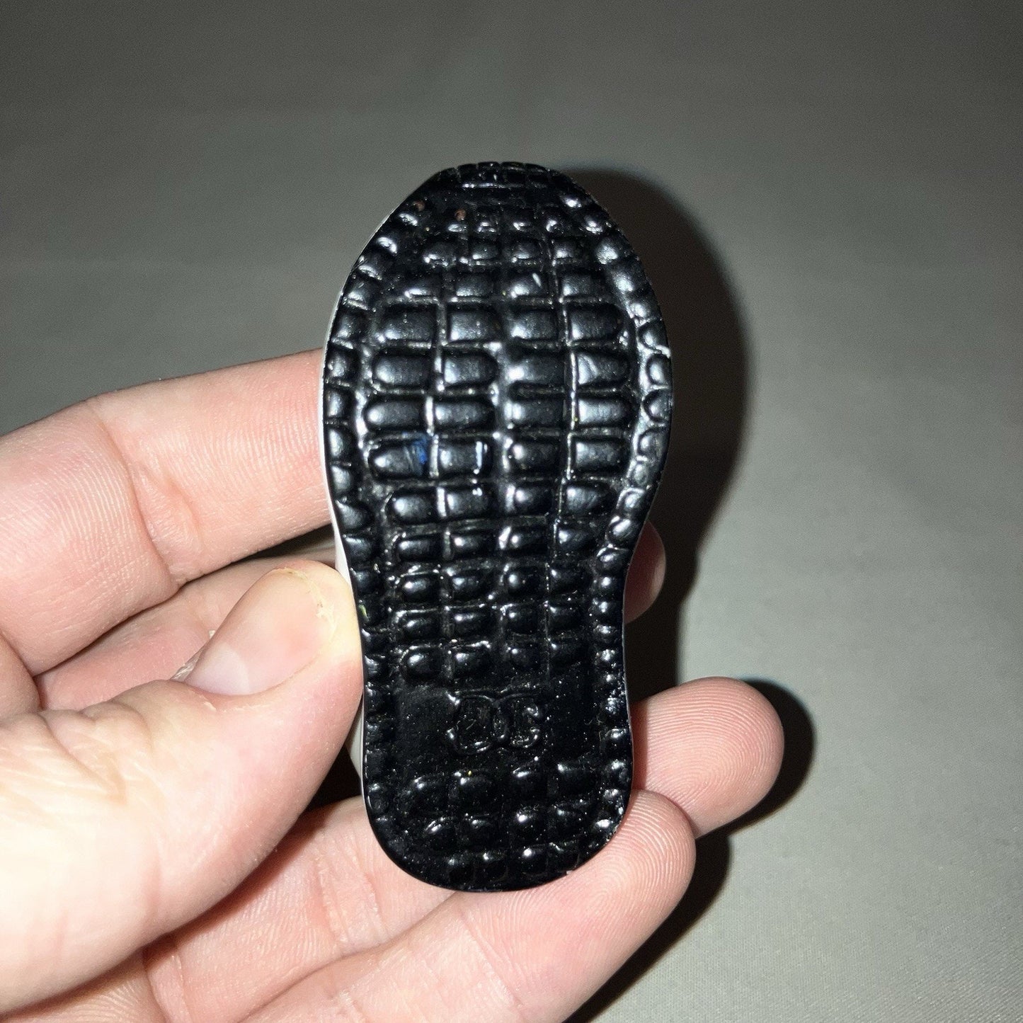 Miniature Mini DC Shoe Single Only Rare In Good Condition Blue White Gray Color