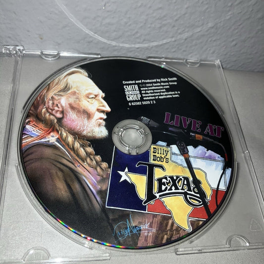 Cd Disc Only Willie Nelson Live At Billy Bob's Texas No Bonus Dvd Some Scratches