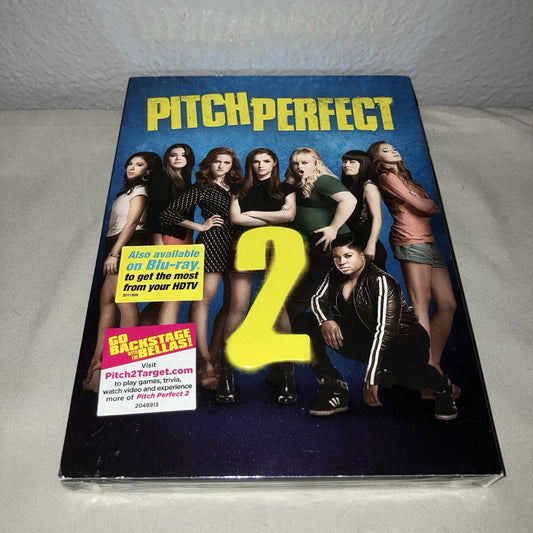 Dvd Sealed New Nwt Pitch Perfect 2 W Slipcover Stars Anna Kendrick Rebel Wilson