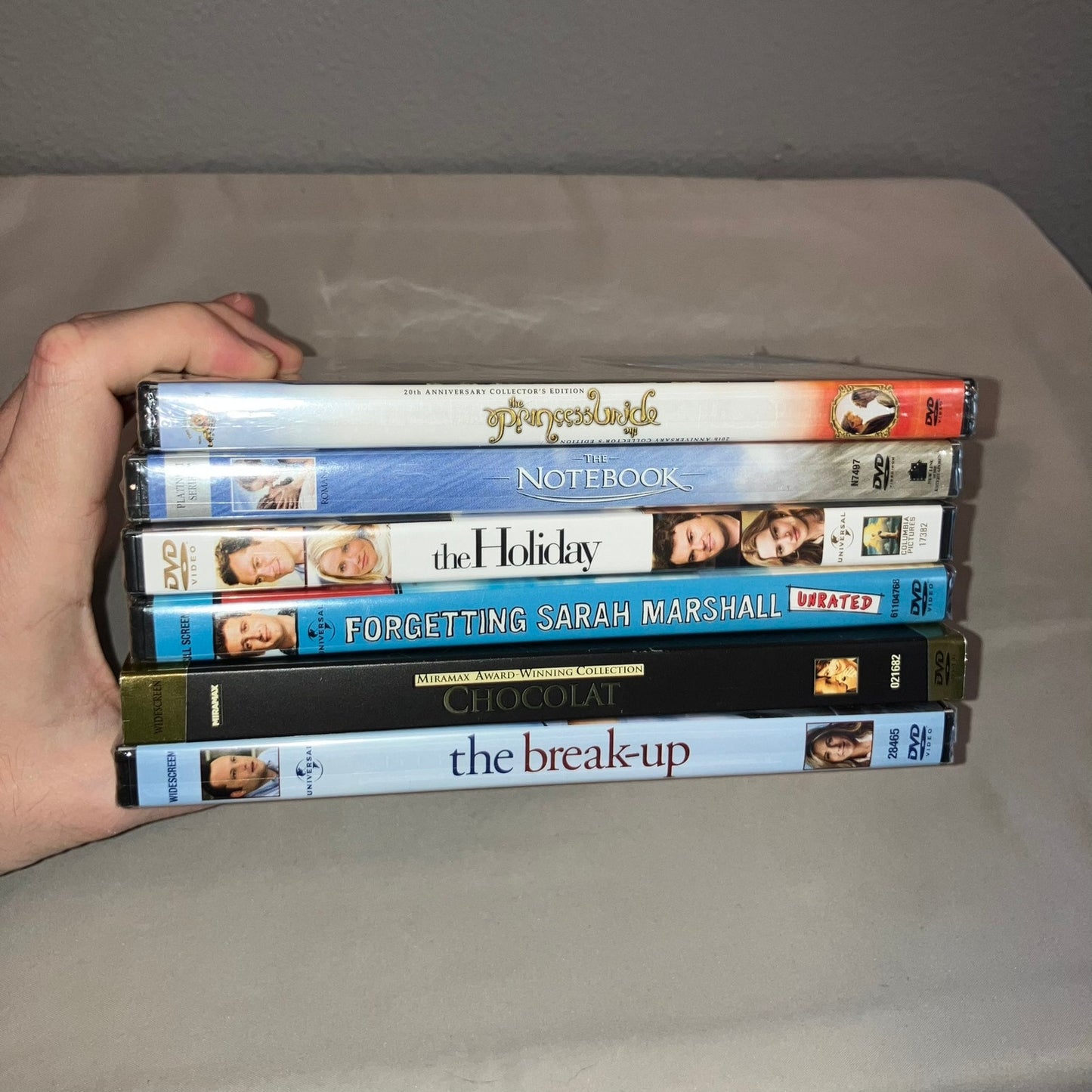 Dvd Sealed New Nwt 6 Romantic Comedy Lot 500 Days Of Summer Break-up Notebook
