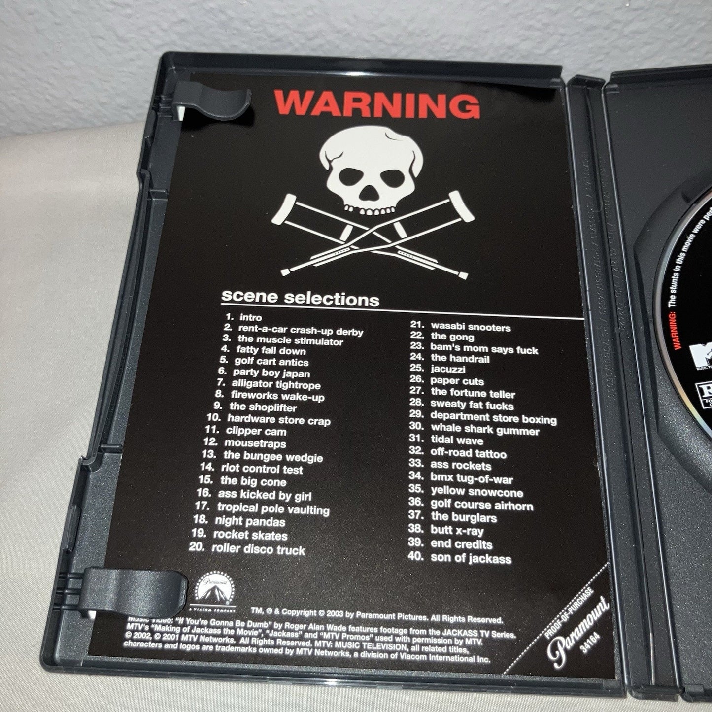 Dvd Used Jackass Volume Two / The Movie Widescreen Special Collector’s Edition