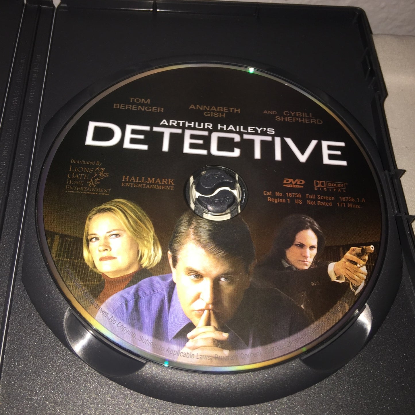 Dvd Used 2005 Arthur Hailey's Detective Not Rated Cybill Shepherd Lionsgate