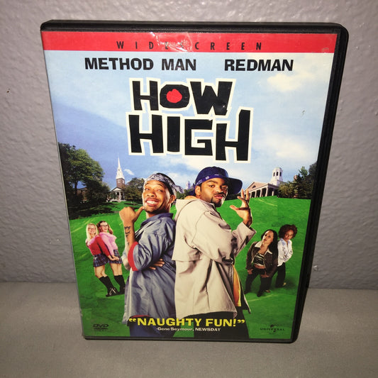Dvd Used How High Widescreen Starring Method Man And Redman By Universal Studios
