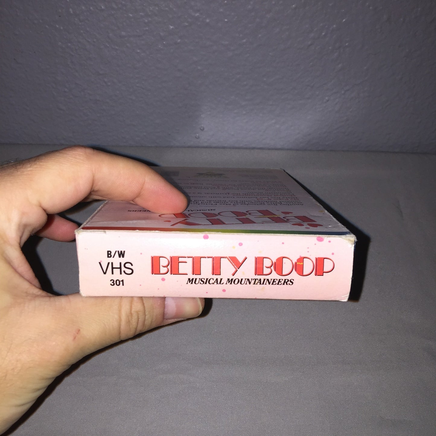 Vhs Used Betty Boop Musical Mountaineers Single Tape Troy Gold Viking Video