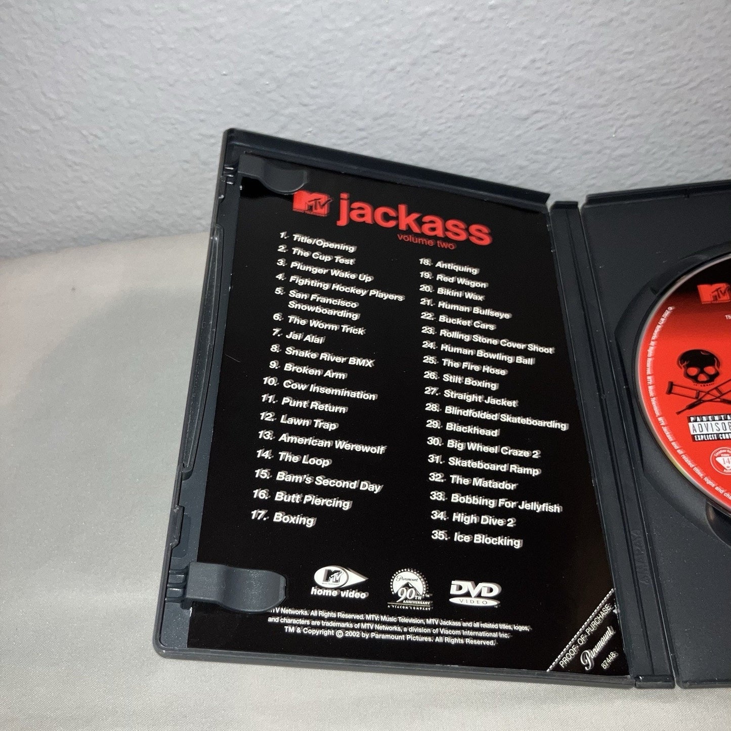 Dvd Used Jackass Volume Two / The Movie Widescreen Special Collector’s Edition