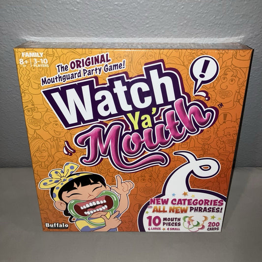 Sealed New Nwt Watch Ya' Mouth Board Game Ultimate Edition 2.0 w/ 200 New Cards