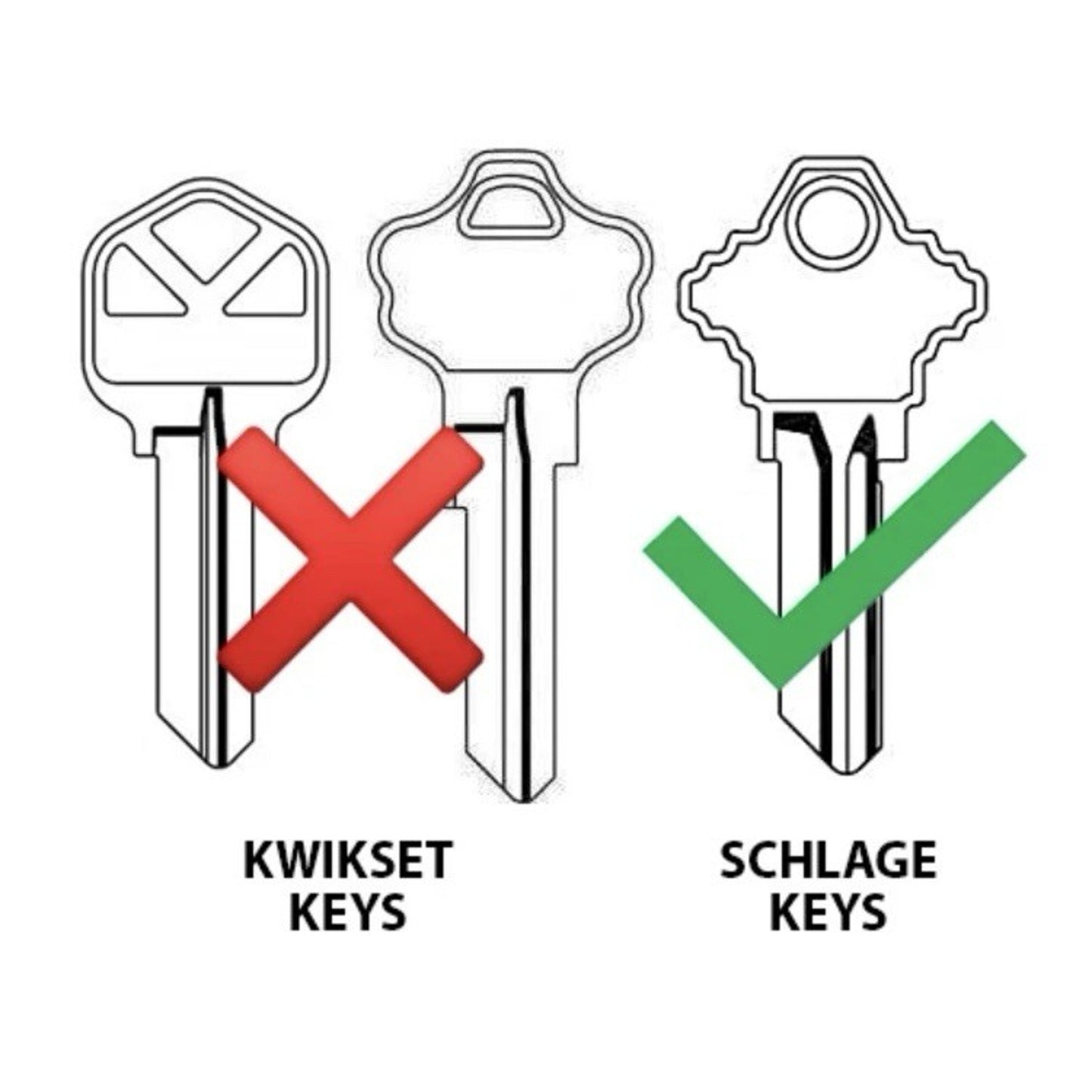Blank Schlage Home Sweet Home New House Key Schlage Version Only Single Key Only