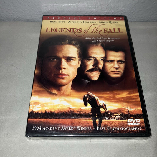 Dvd Sealed New Nwt Legends Of The Fall Special Edition Brad Pitt Anthony Hopkins
