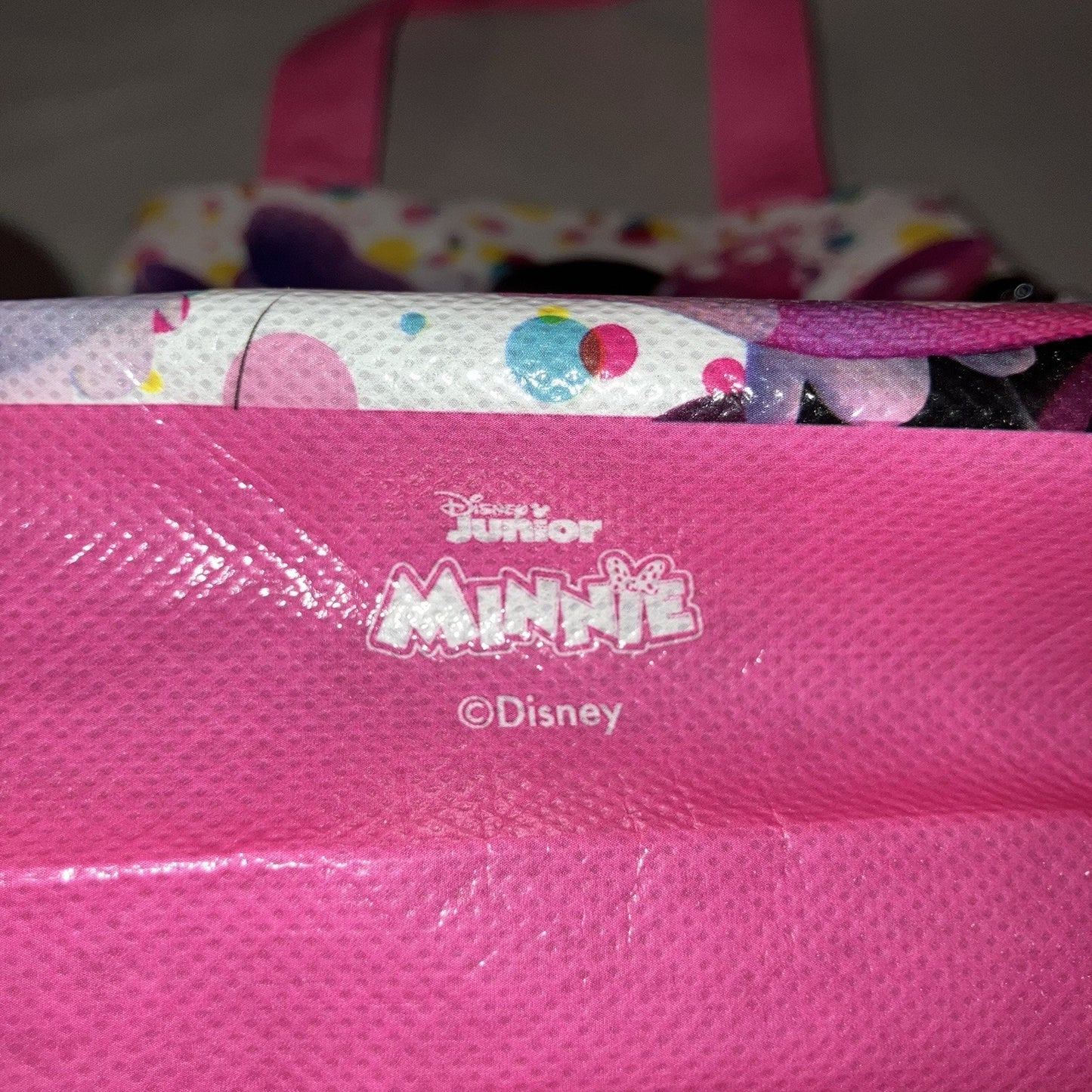 Disney Minnie Mouse / Daisy Duck Plastic Tote Bag Official Disney Junior Item