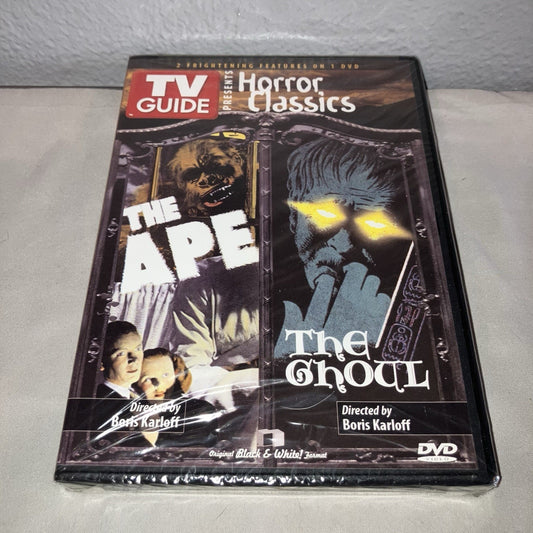 Dvd Sealed New Nwt Horror Classics Double Feature The Ape 1940 / The Ghoul 1934