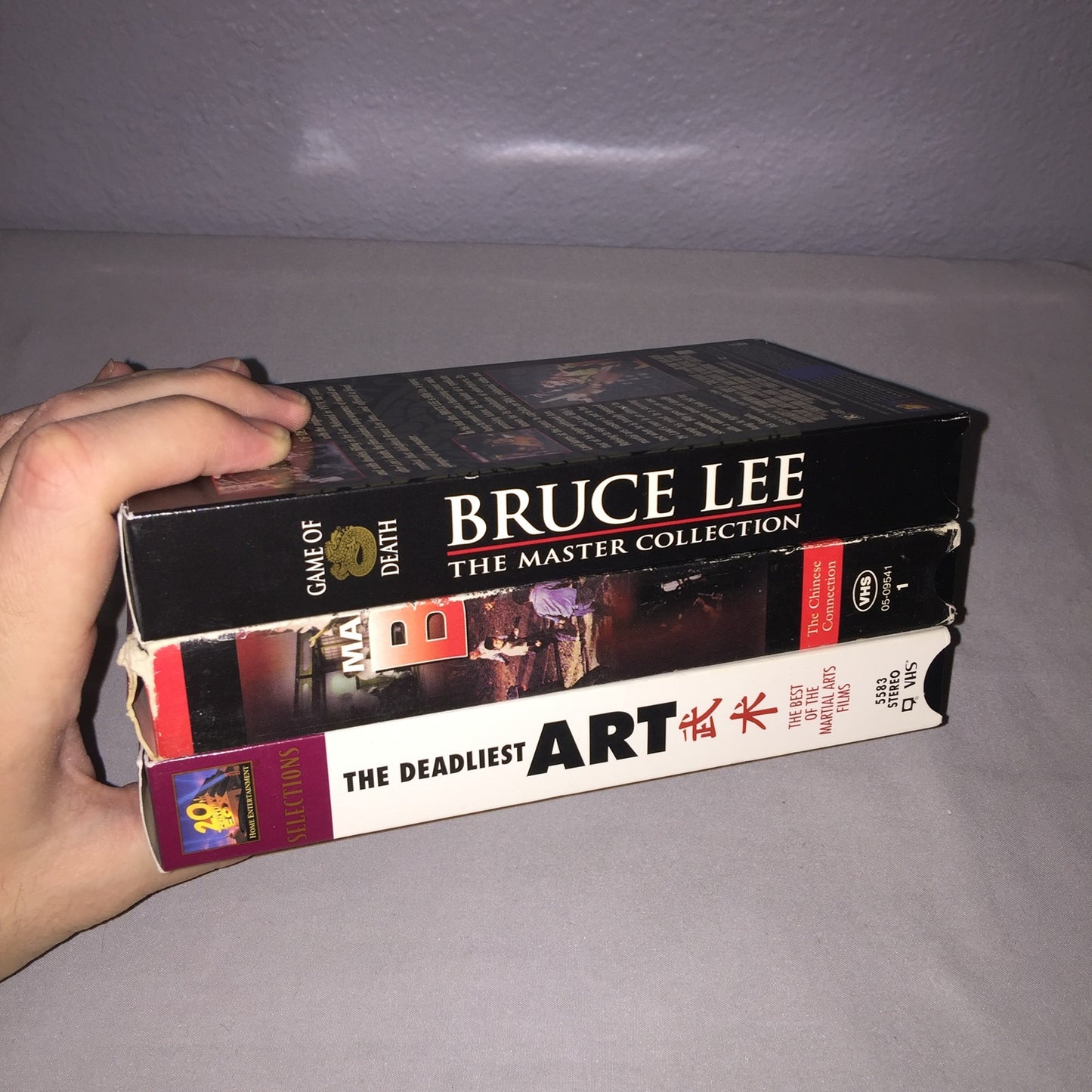 Vhs Used Bruce Lee Game Of Death / The Chinese Connection + The Deadliest Art