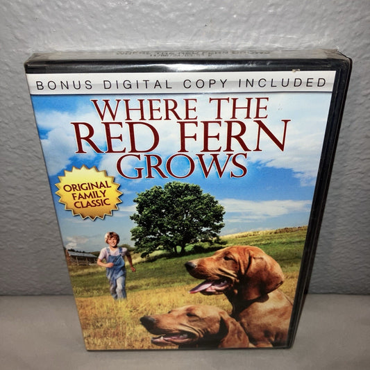 Dvd Sealed New Where the Red Fern Grows Echo Bridge Home Entertainment + Digital