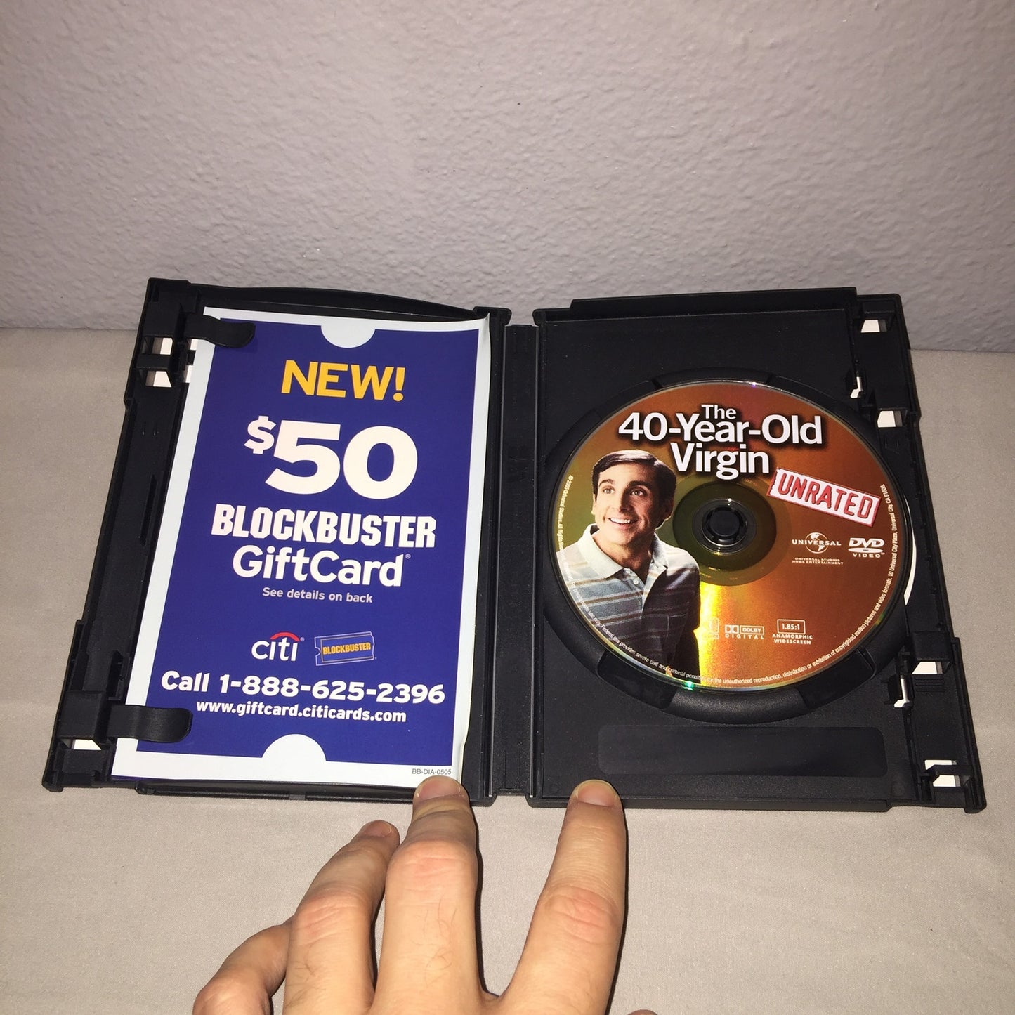 Dvd Used The 40-Year-Old Virgin Unrated Blockbuster Pre-viewed *Disc Is Great*
