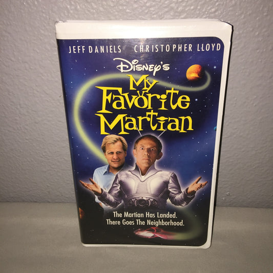 Vhs Used Disney My Favorite Martian Single Clamshell Tape Christopher Lloyd