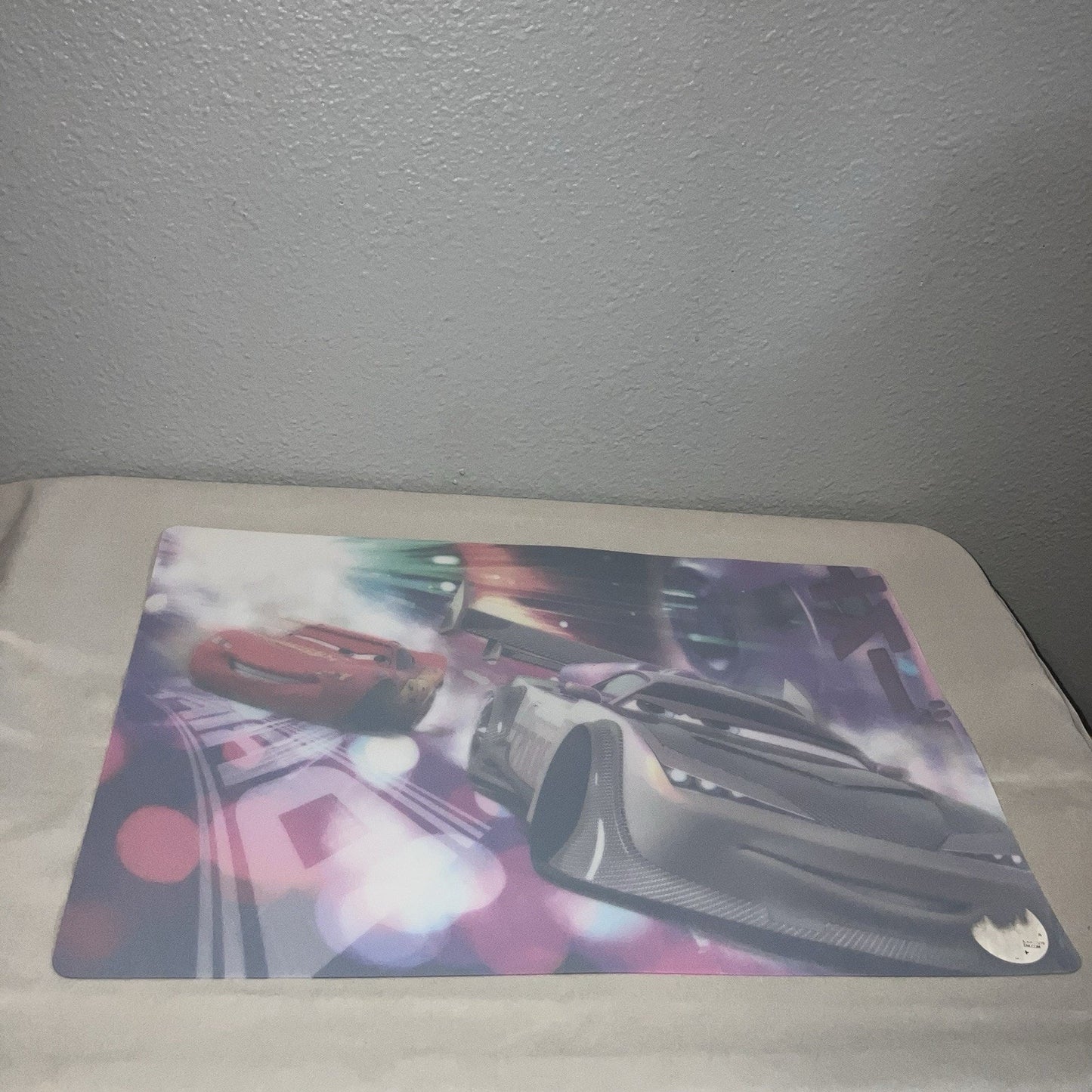 Disney Pixar Cars 2011 Single 18” Placemat Drift Lightning McQueen Jackson Storm