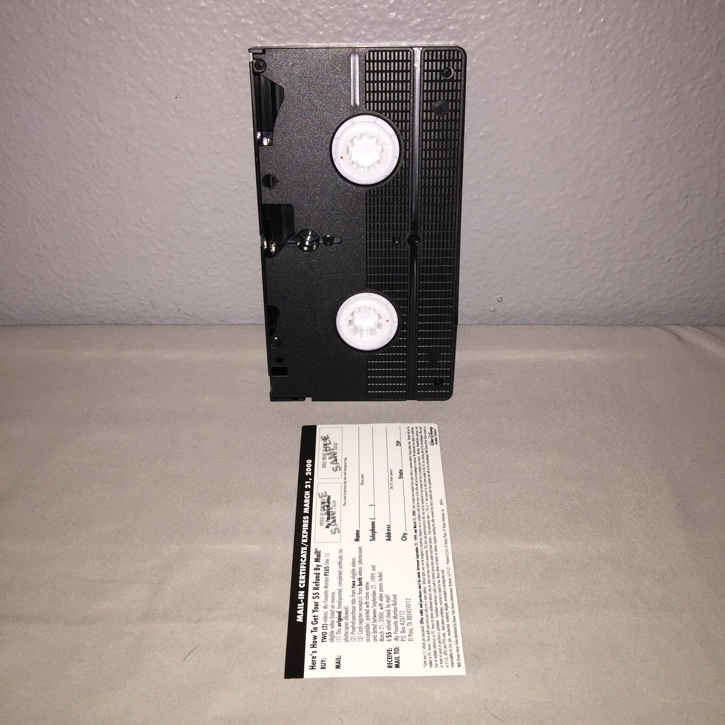 Vhs Used Disney My Favorite Martian Single Clamshell Tape Christopher Lloyd