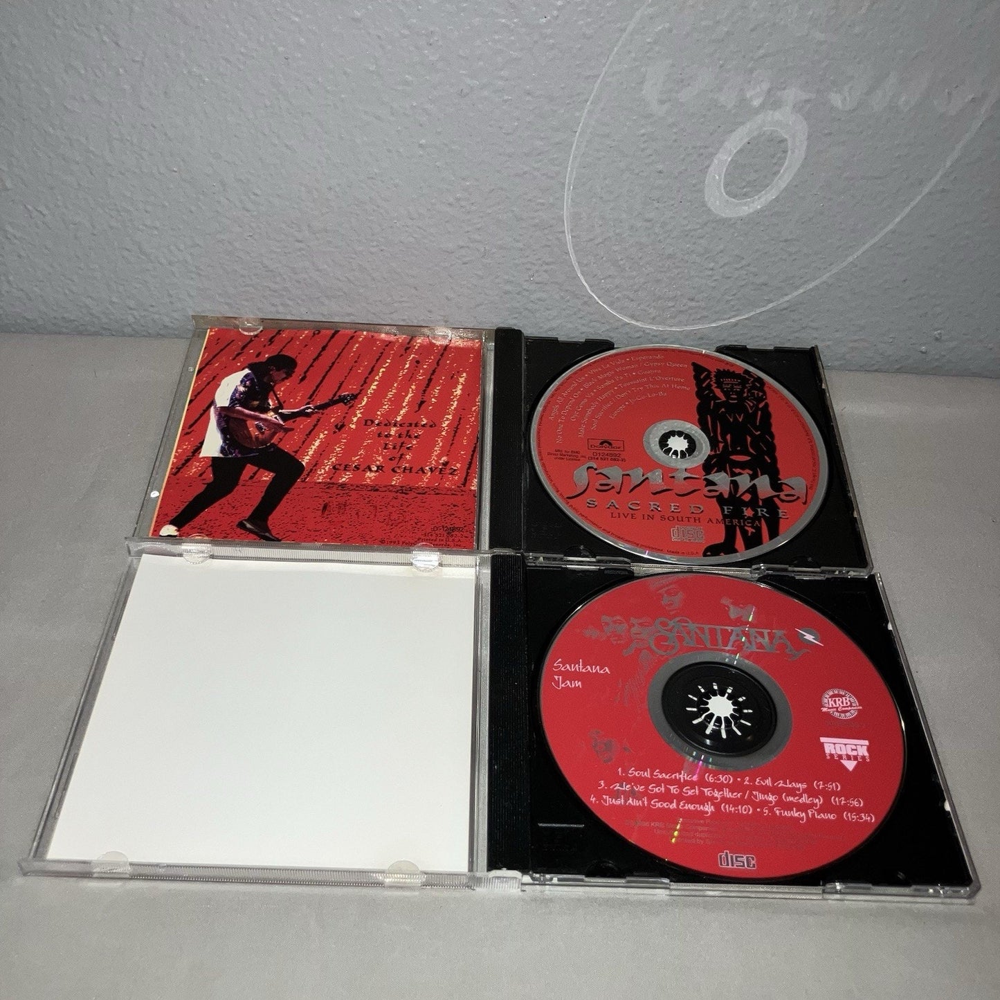 Cd Used Santana Direct Sacred Fire Live in South America / Santana Jam Bundle