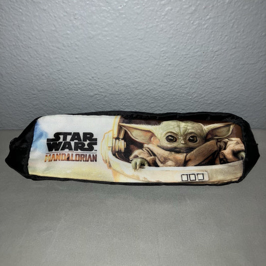 Star Wars The Mandalorian Grogu Baby Yoda Full Size Pencil Case *Lightly Used*