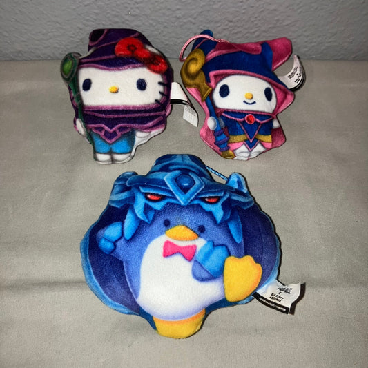 Yu-Gi-Oh Hello Kitty x Dark Magician / My Melody / Tuxedo Sam x Obelisk FF Toy
