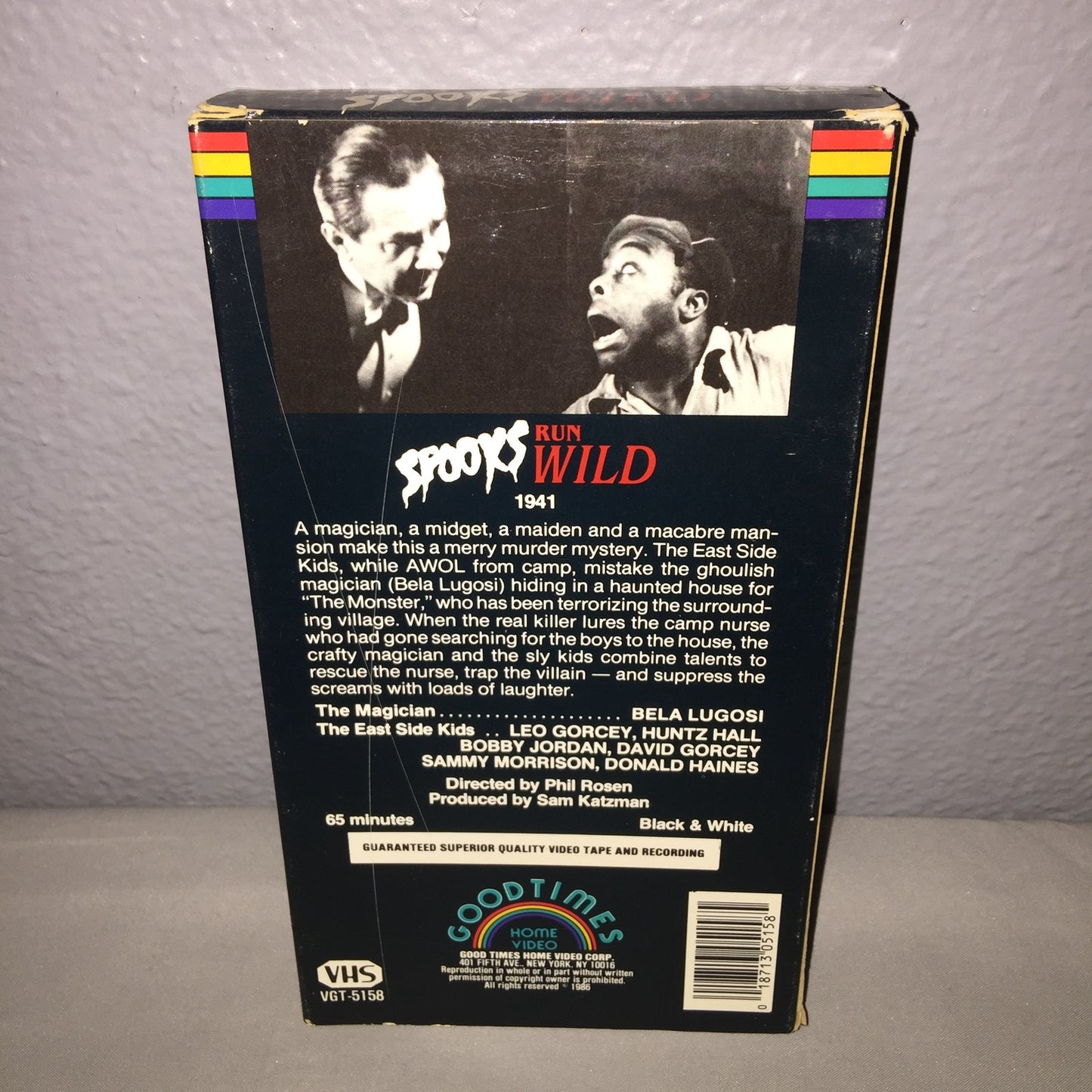 Spooks Run Wild Sealed Dvd / Open Vhs Tape Lot Bela Lugosi Horror Comedy Bundle