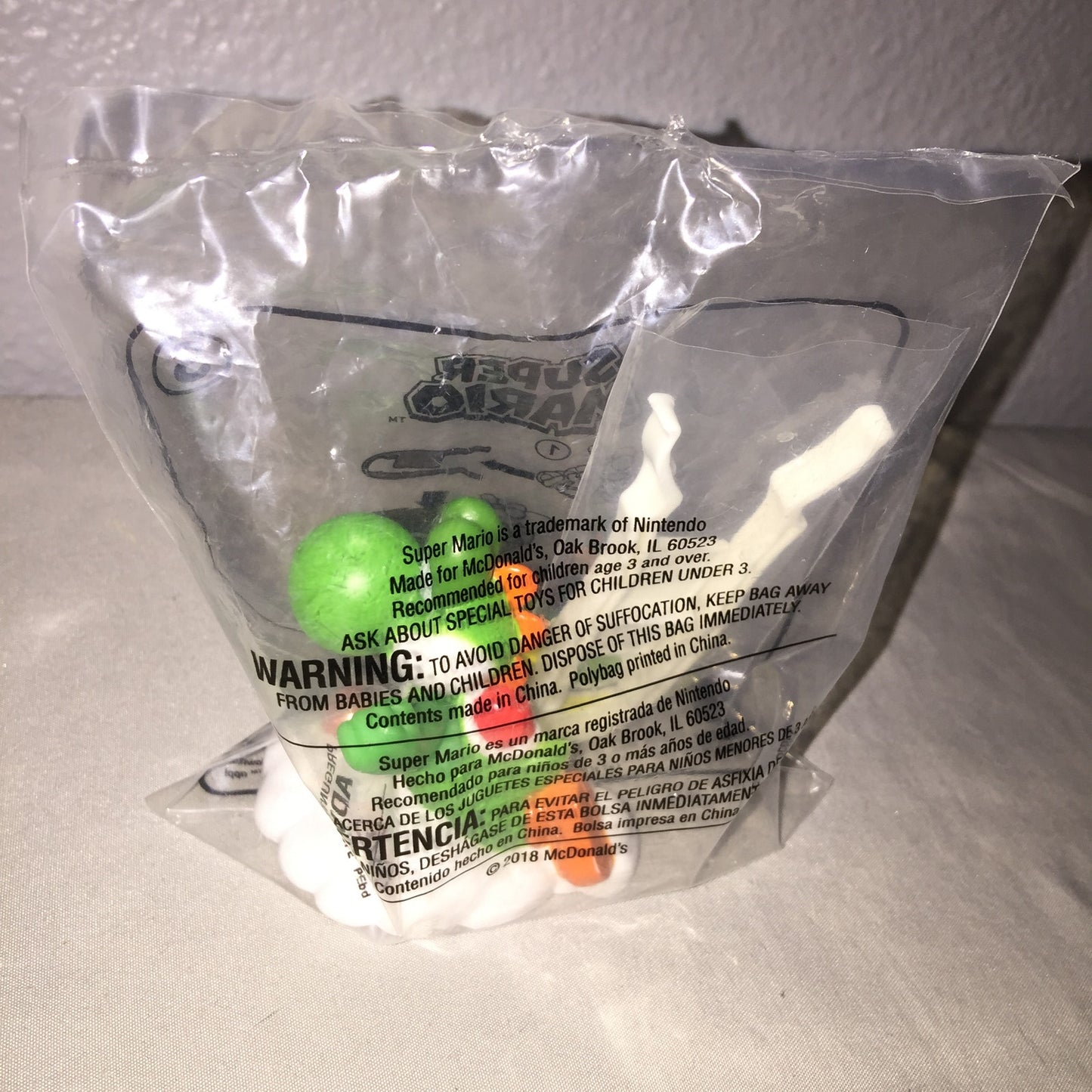 New 2018 Running Yoshi Launcher / Yoshi Bingo Game McDonald's Figure FF Toy Lot