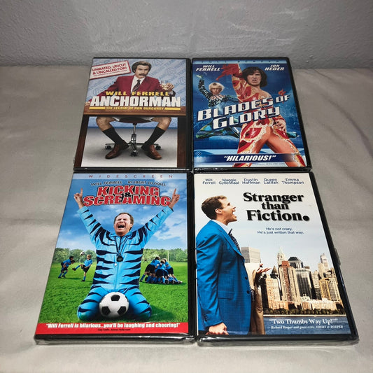 Sealed Anchorman / Blades Of Glory / Kicking & Screaming / Stranger Than Fiction