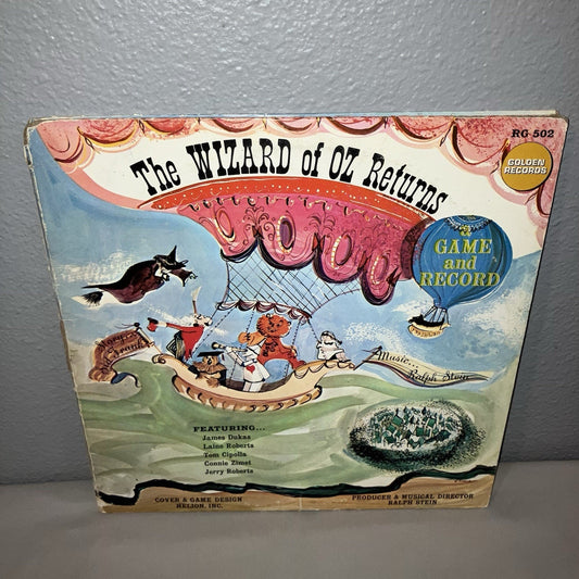 Vinyl Record The Wizard of Oz Returns Album / Board Game *Missing Instructions*