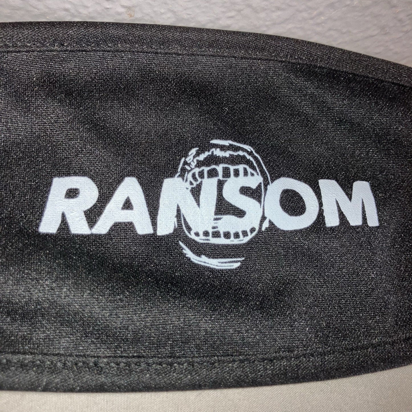 Ransom Brand Mouth Logo Face Mask / Script Logo Sticker Lot Bundle One Of Each