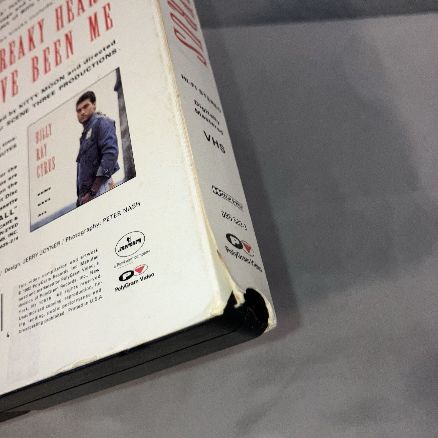 Vhs / Tape Billy Ray Cyrus 1992 Some Gave All Achy Breaky Heart Could’ve Been Me