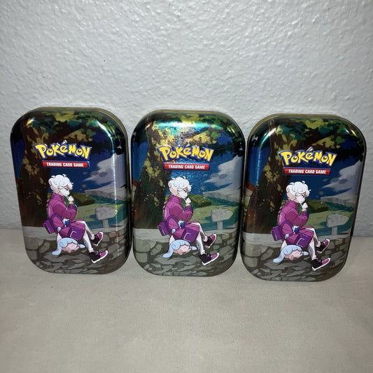 Bede & Hatenna 3 Pokemon Crown Zenith Mini Tin Lot *No Art / No Coin / No Packs*