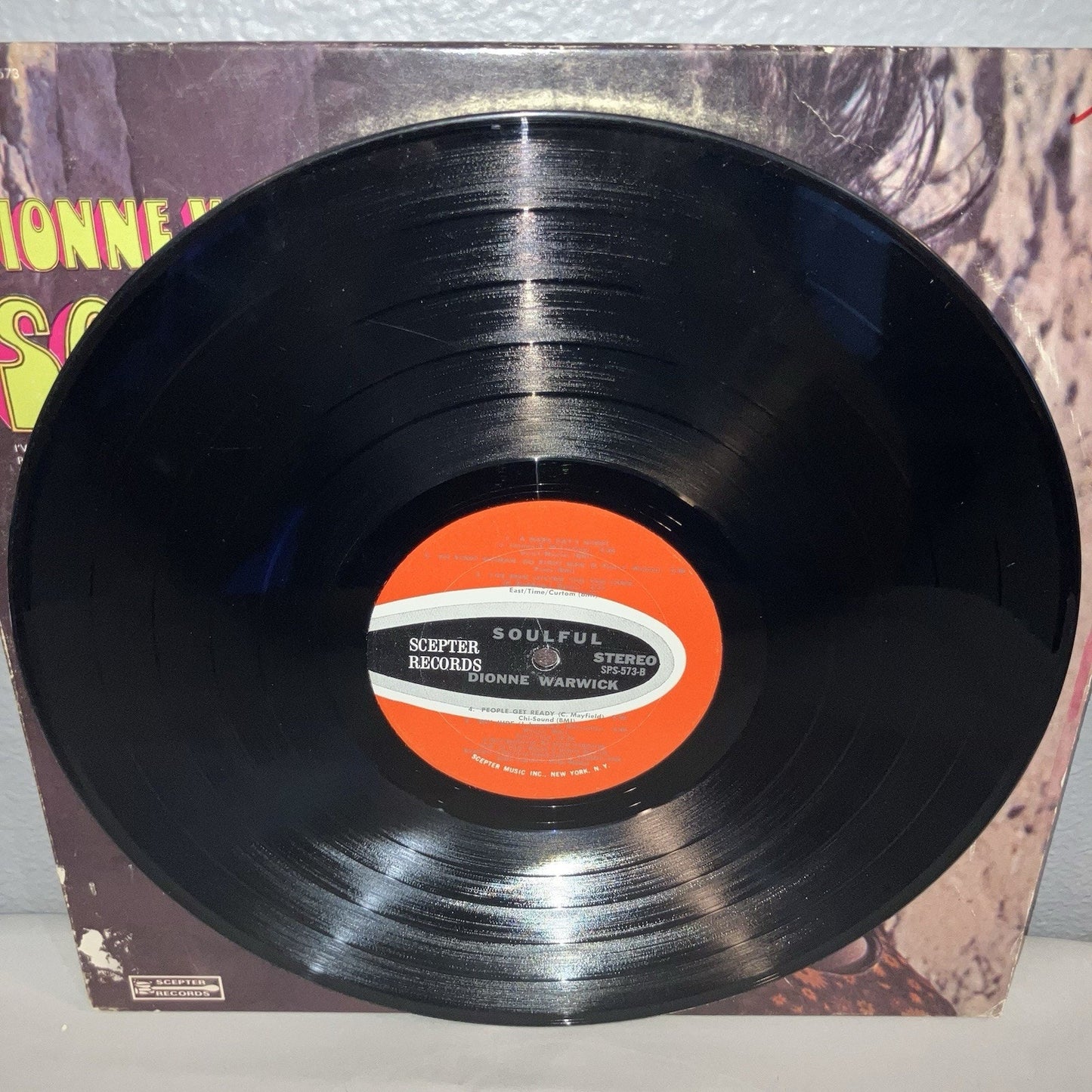 Vinyl Record Dionne Warwick Soulful LP Album SPS 573 Some Scratches But Works