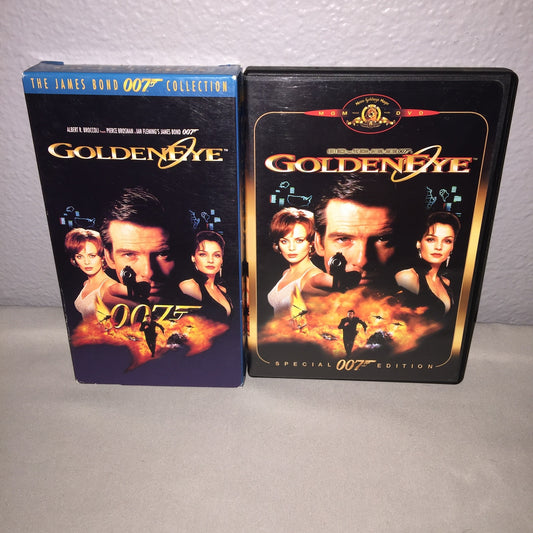 Dvd / Vhs Used 007 James Bond Goldeneye Special Edition Lot *Disc Near Perfect*
