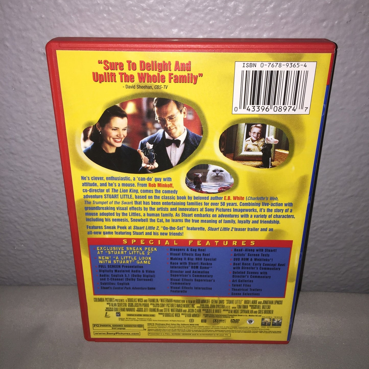 Dvd Used Stuart Little Movie Deluxe Edition MIchael J. Fox *Near Perfect Disc*