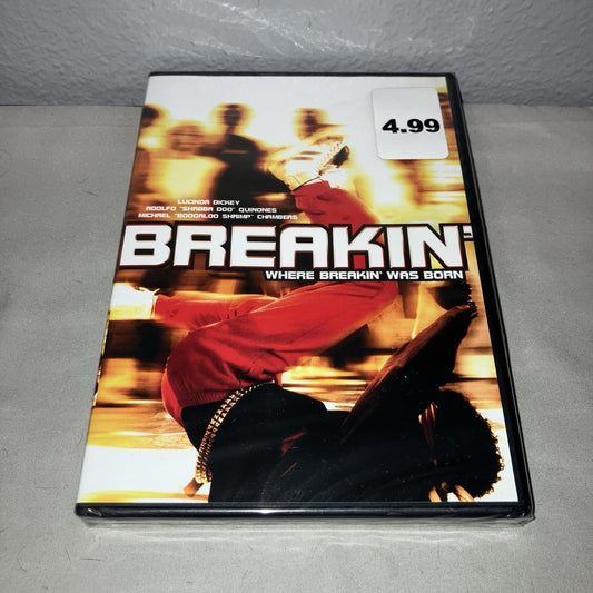 Dvd Sealed New Breakin' 1984 Lucinda Dickey Shabba Doo Boogaloo Shrimp Ben Loke