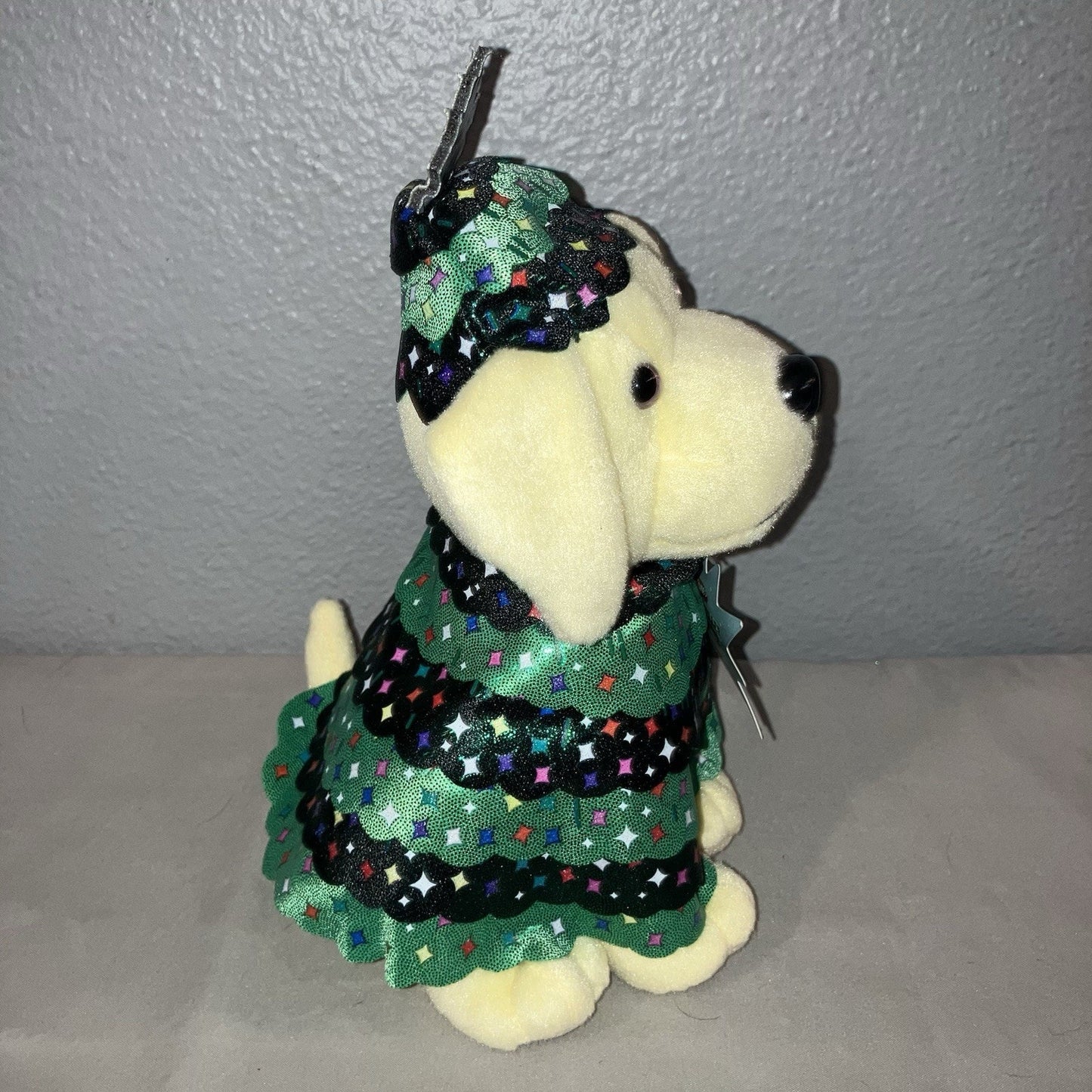New Nwt Raising Canes Rockefeller Xmas Tree Cane Puppy Dog 2023 Holiday Plush