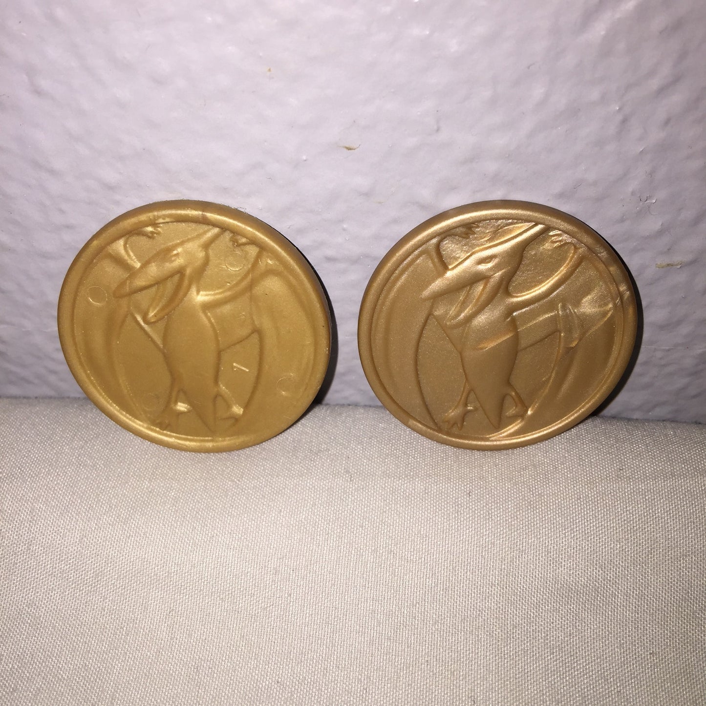 Power Rangers Toy Ranger 2 Different Pterodactyl Zord Megazord Shooting Disc Lot