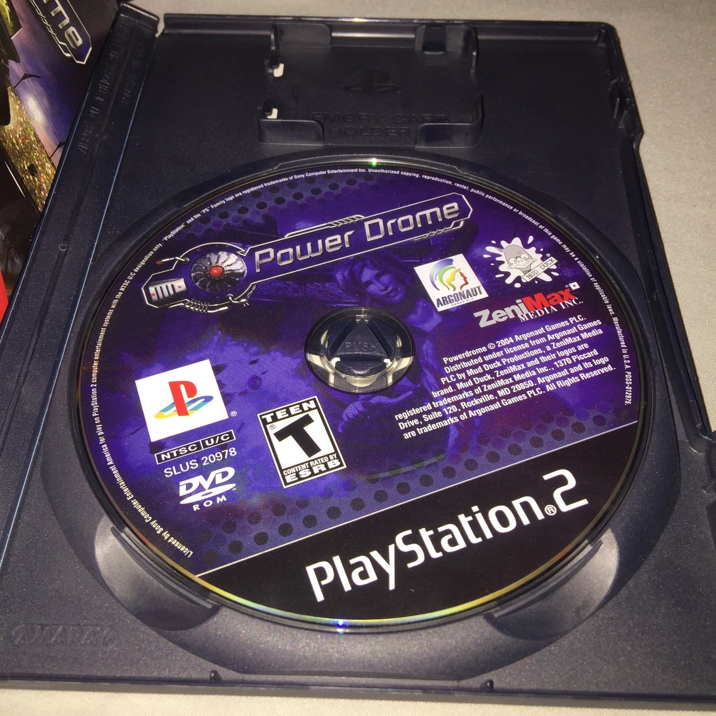 Ps2 Cib Power Drome Video Game Zenimax Studios Future Bike Racing *Tested Used