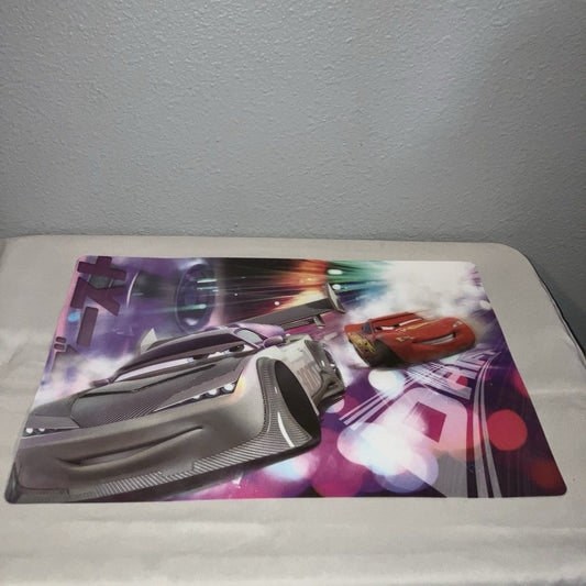 Disney Pixar Cars 2011 Single 18” Placemat Drift Lightning McQueen Jackson Storm