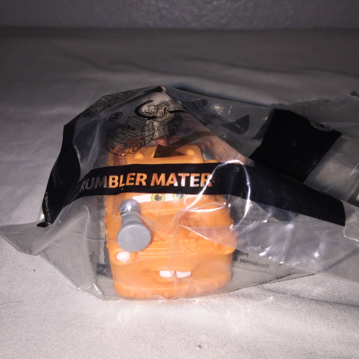 New Cars On The Road Rumbler Mater #3 3 Disney Pixar McDonald's Figure FF Toy