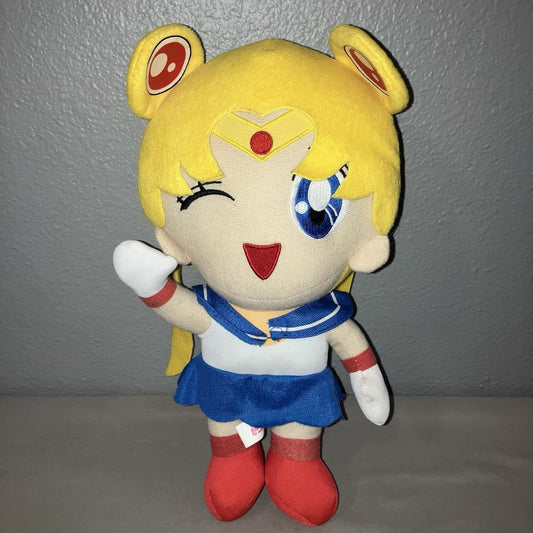 Sailor Moon Winking 2008 Stuffed Plush Toy Doll Fw Japan Japanese Brand *Damaged