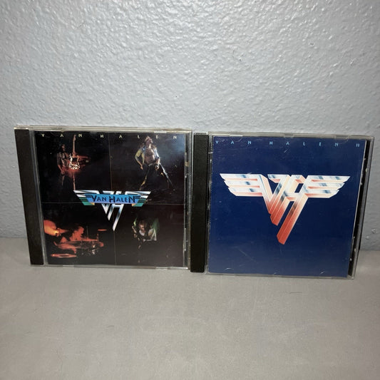 Cd Used Van Halen / Van Halen II 2 Direct Self-Titled Album Record Bundle Lot