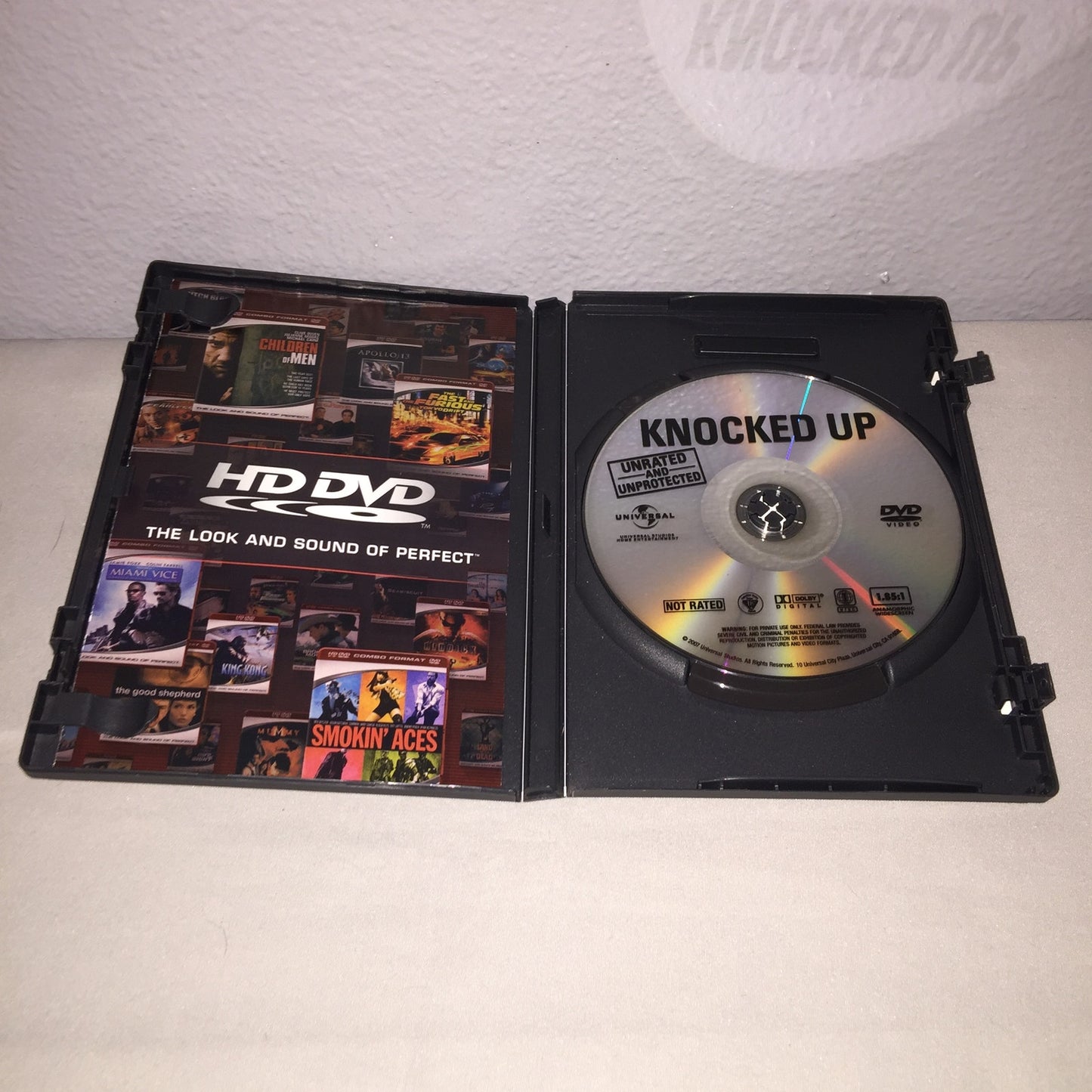 Dvd Used Knocked Up Unrated W Slipcover Bonus Feats Seth Rogen *Great Condition*