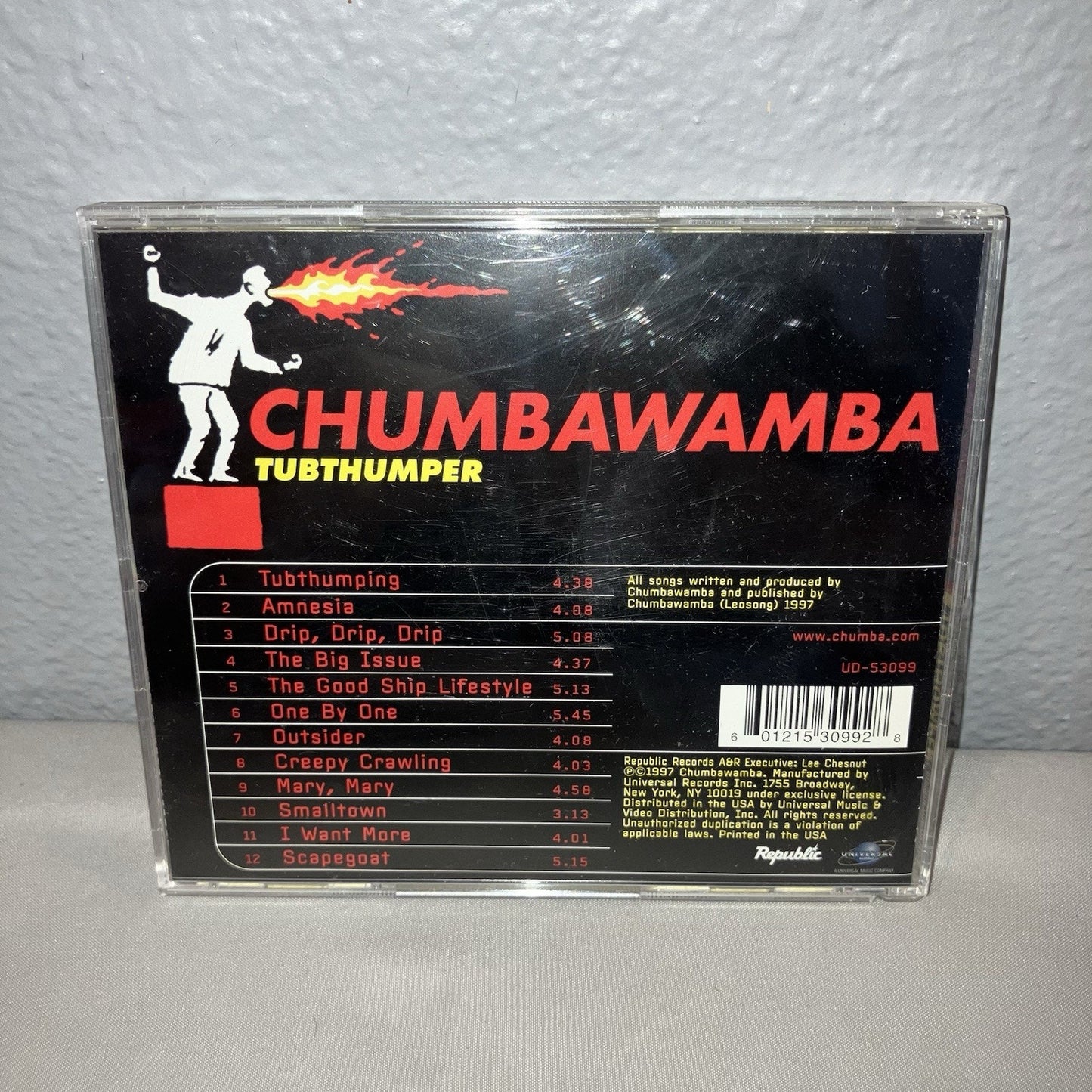 Cd Used Chumbawamba Tubthumper 1997 Rock Everything In Good Lightly Used Shape
