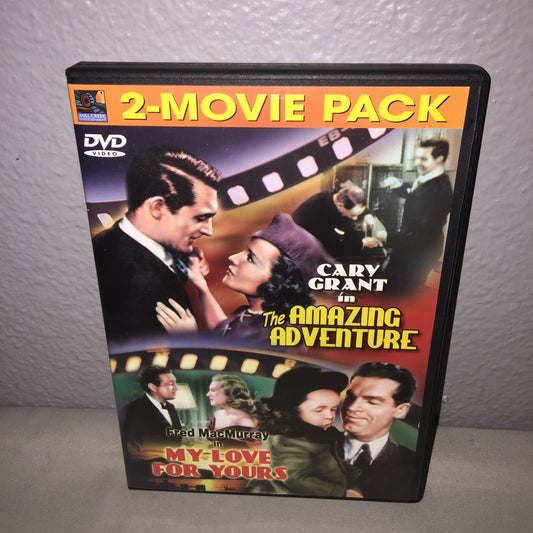 Dvd Used The Amazing Adventure / My Love For Yours W Cary Grant Fred MacMurray
